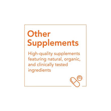 Other supplements information card with capsule icon