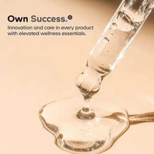 Liposomal vitamin C supplement concept with clear sparkling liquid in a stem glass
