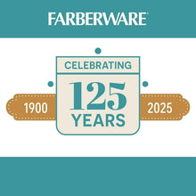 FARBERWARE celebrating 125 years badge logo