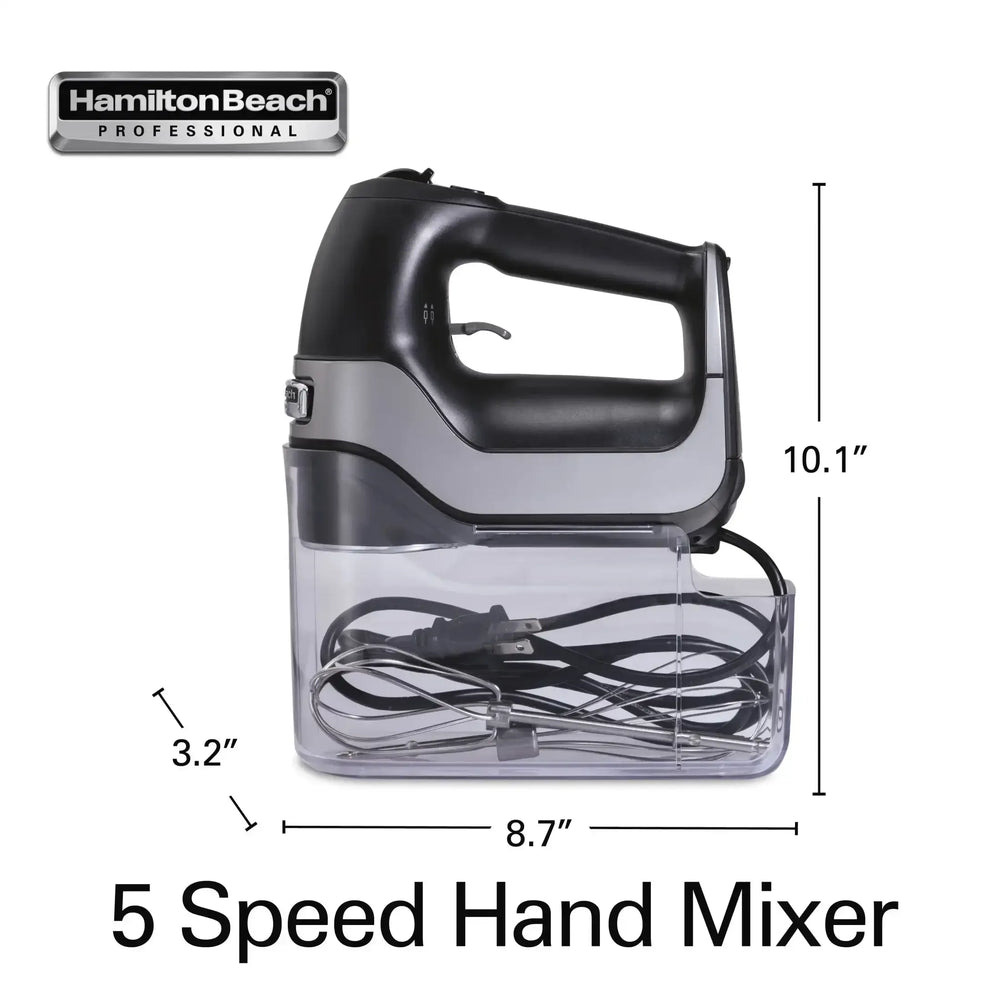 Hamilton Beach Professional 5-Speed Electric Hand Mixer with Slow Start & QuickBurst Technology, Mixer for Kitchen - USA MEGA SHOP