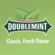 Wrigley’s Doublemint gum pack with Classic, Fresh Flavor text