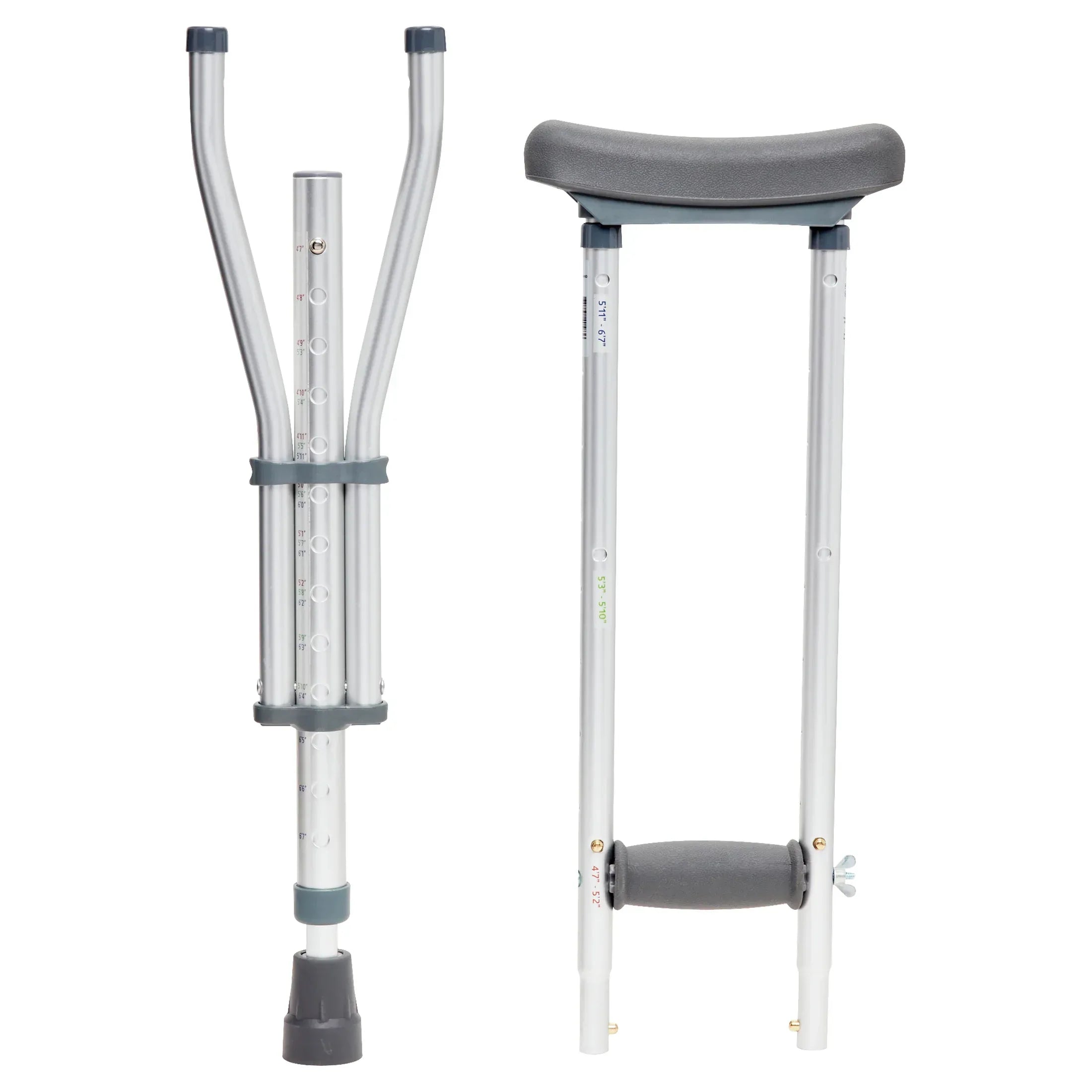 Equate Universal Crutches – Adjustable Walking Support for Adults