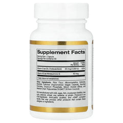 California Gold Nutrition, Vitamin D3 + K2