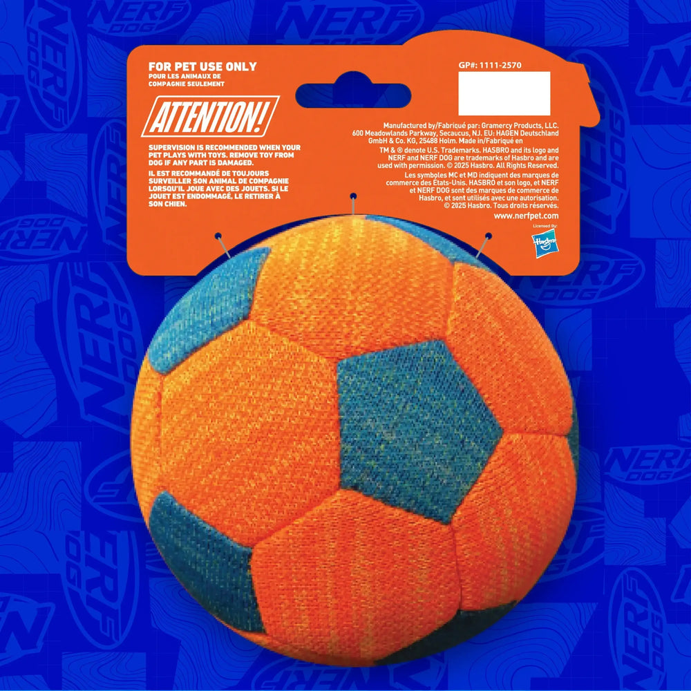 Nerf Dog X-Weave Squeak Soccer Ball for Large Dogs - USA MEGA SHOP
