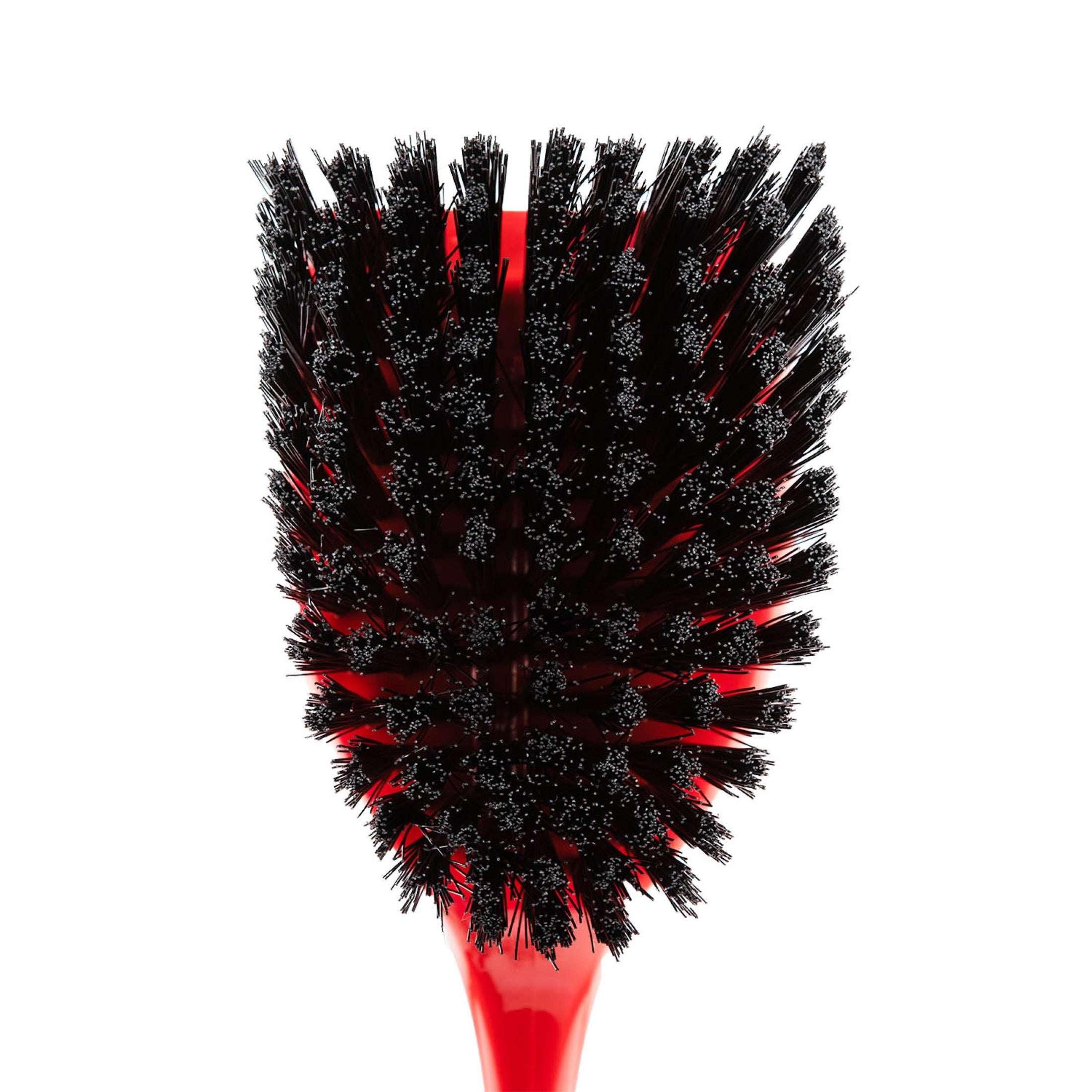 Libman High Power Scrub Brush Red and Black Long 3.75 Inch Width