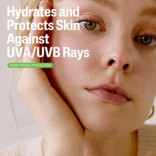 Face skincare with hand applying Cetaphil moisturizer, eye area close-up