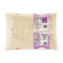 Great Value basmati rice bag back panel with nutrition facts and barcode
