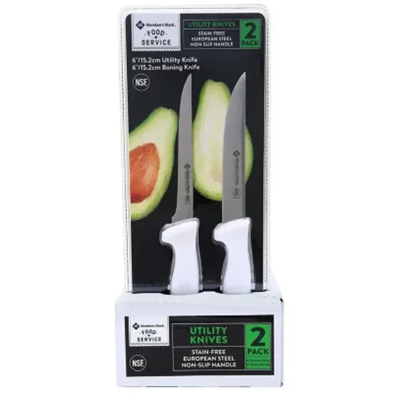 Member'S Mark 6" Boning and Utility Knife Set (2 Pk.)