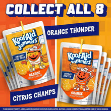 Kool-Aid Jammers collectible pouch assortment: Orange Thunder and Citrus Champs
