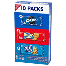 Cookie variety snack box with Oreo, Nutter Butter, and Chips Ahoy (10 packs)