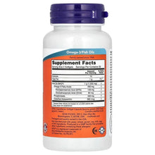 Krill oil softgel bottle, supplement facts back label