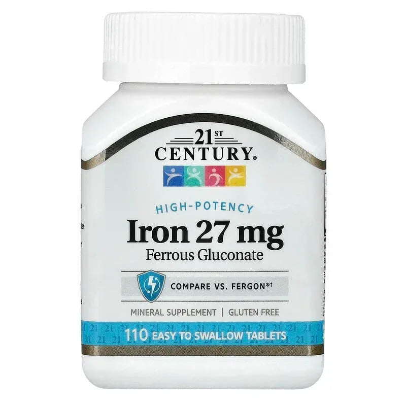 21st Century, Iron, 65 mg, 120 Tablets