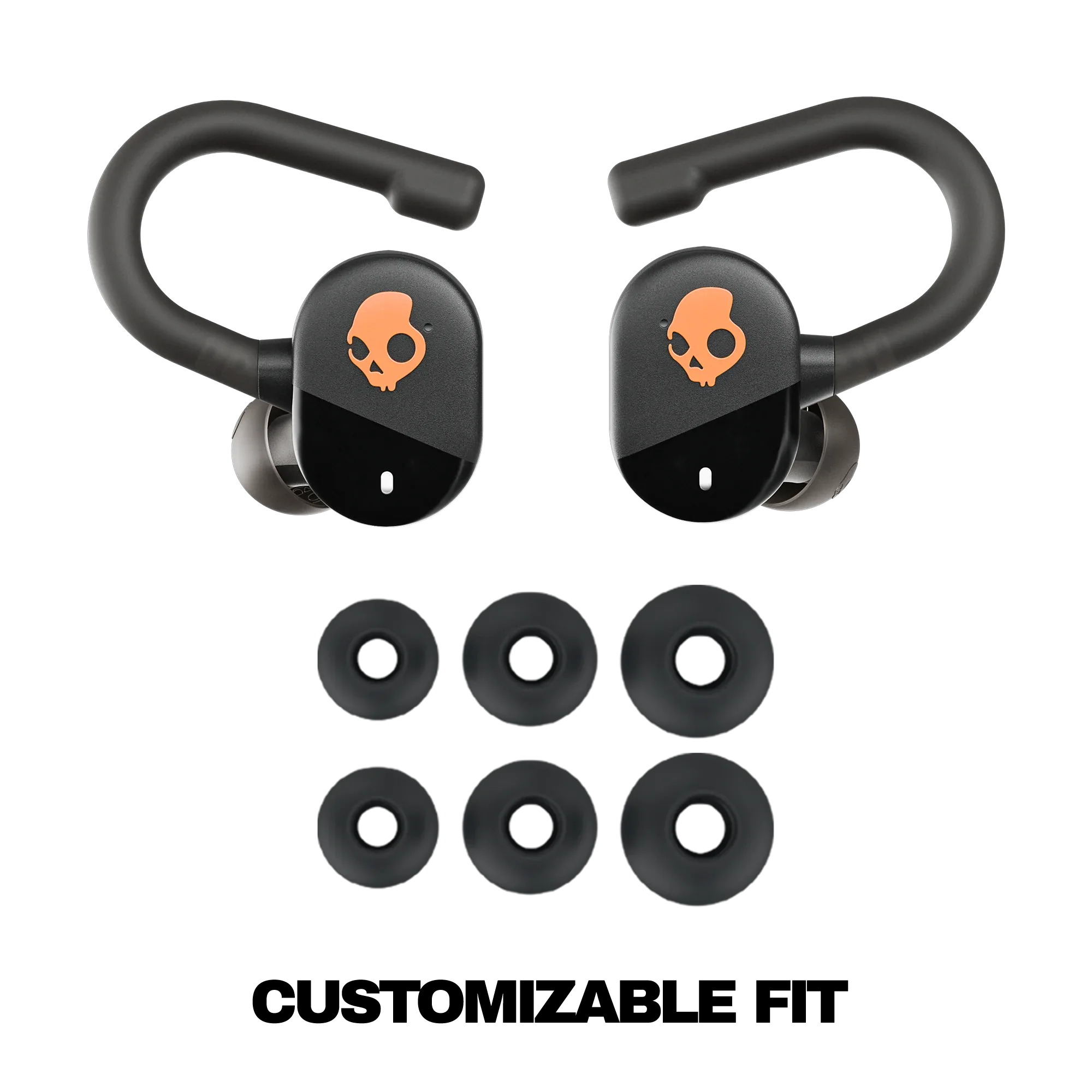 Skullcandy Push Play Active XT True Wireless Inner Ear Earbuds, Black