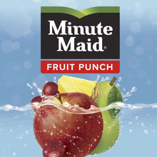 Fruit punch juice drink carton front label with fruit imagery and splash