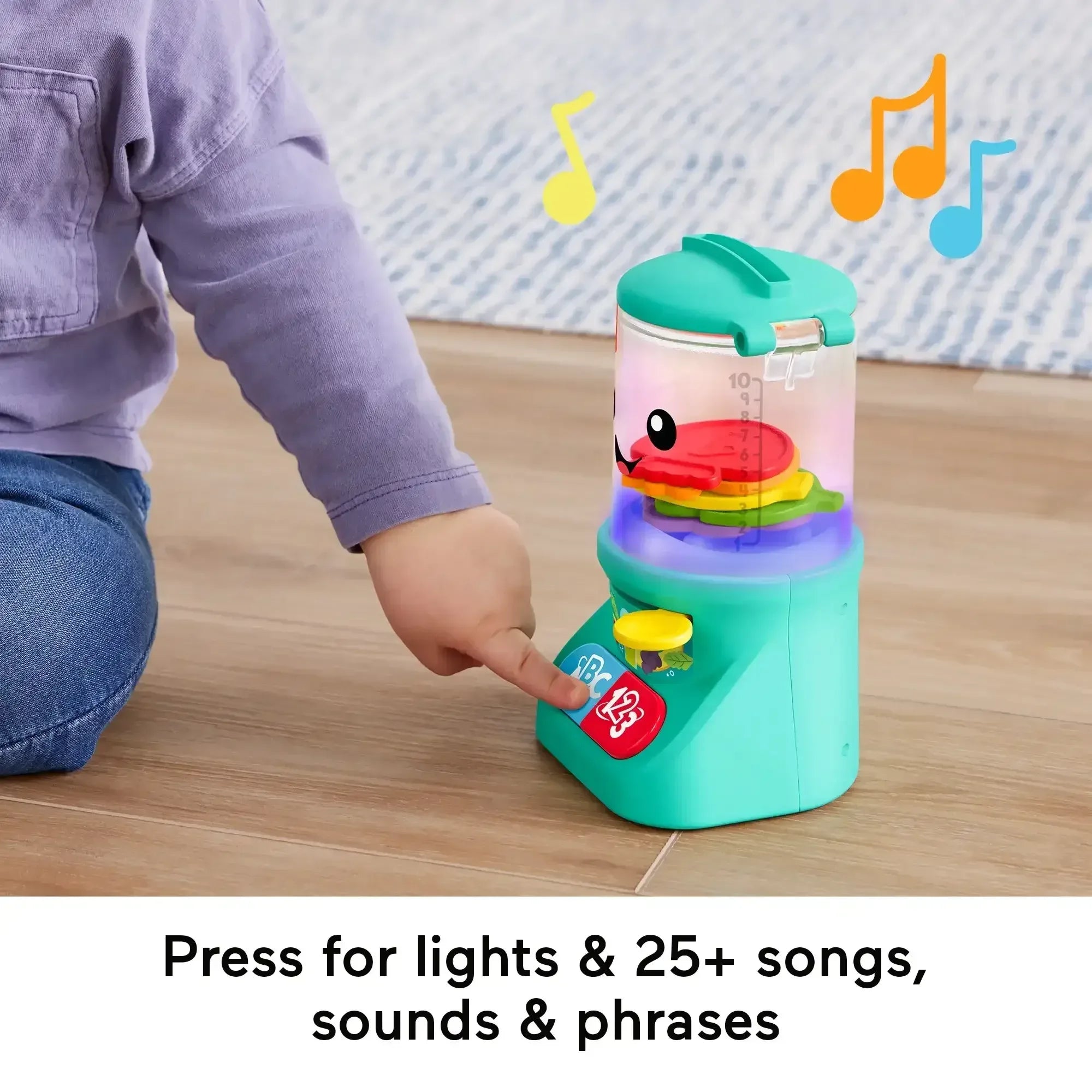 Fisher-Price Laugh & Learn Counting & Colors Smoothie Maker Musical Toy Blender for Infants