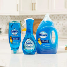 Pack of Dawn Ultra liquid dish soap bottles, blue
