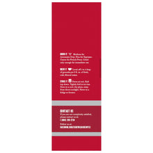Coffee bag back panel with brewing instructions and storage directions