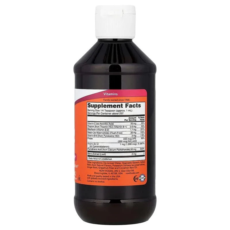 NOW Foods, Liquid B-12, B-Complex