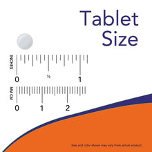 Tablet size graphic with measuring scale and tablet shown