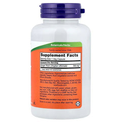 NOW Foods, Ginger Root, 550 mg, 100 Veg Capsules