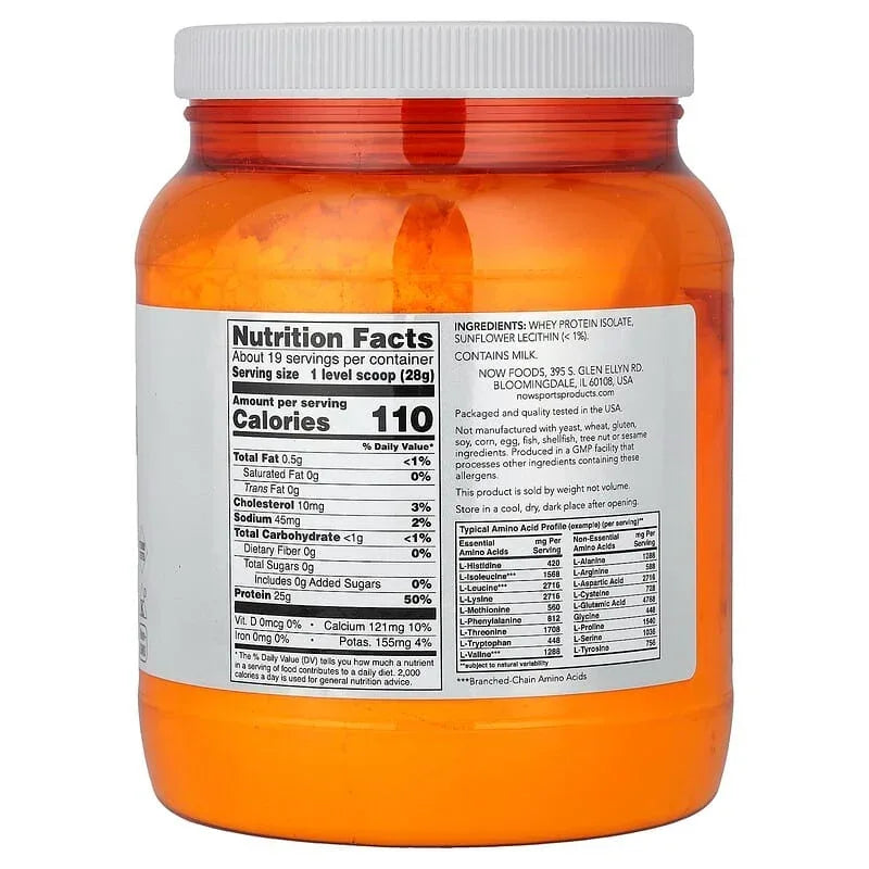 NOW Foods, Sports, Whey Protein Isolate, Creamy Chocolate, 1.8 lbs (816 g)