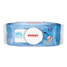Baby wipes pack with circular reseal, 99% pure water, unscented