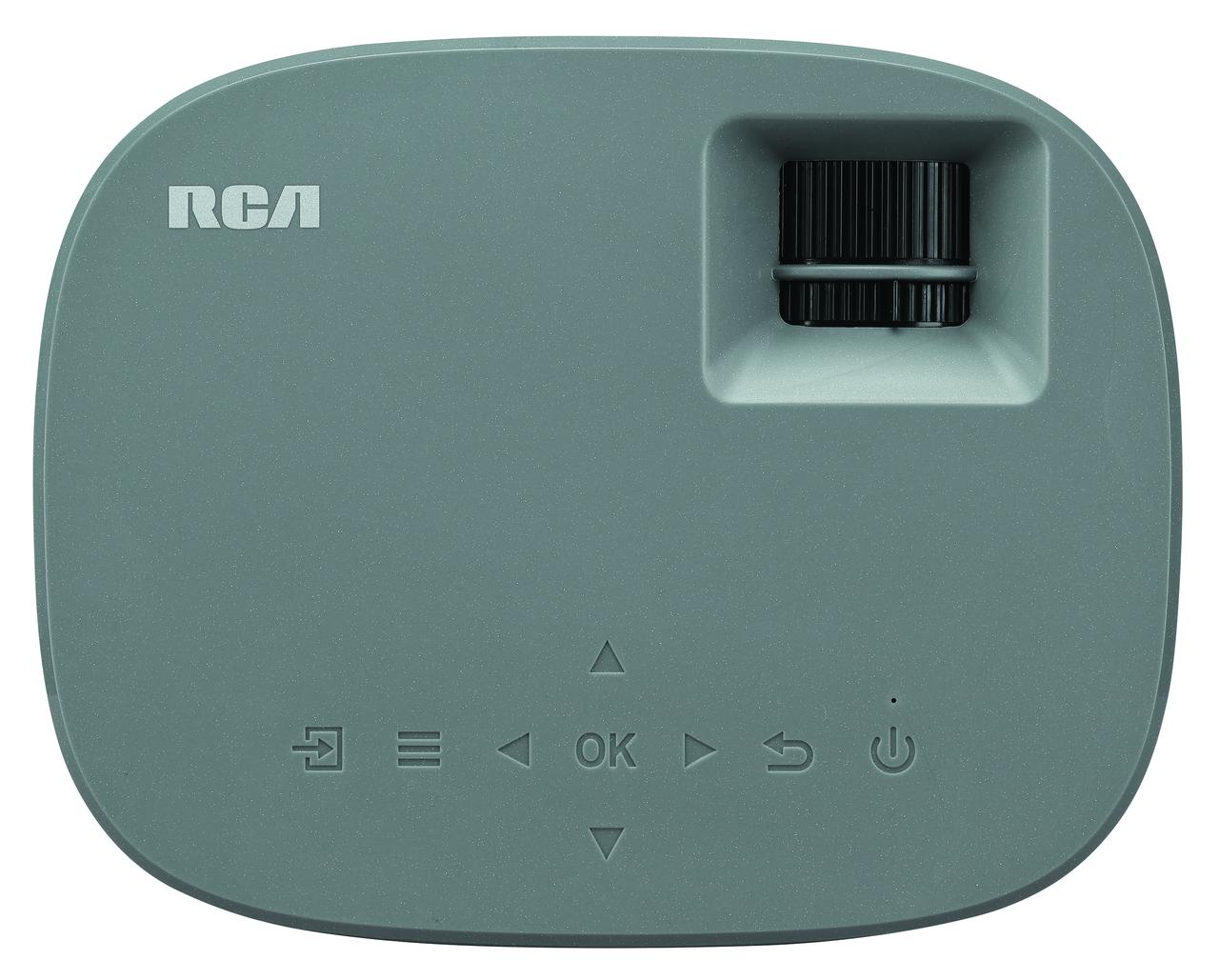 RCA 720P HD Roku Smart Home Theater Projector With Roku Express Streaming, 150 ANSI, RPJ185, Black