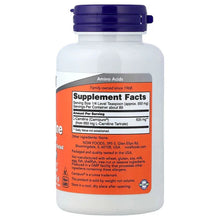 L-Carnitine supplement bottle back label with Supplement Facts and ingredient list.