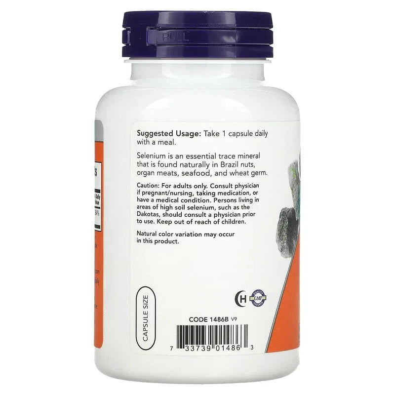 NOW Foods, Selenium, 200 mcg - USA MEGA SHOP