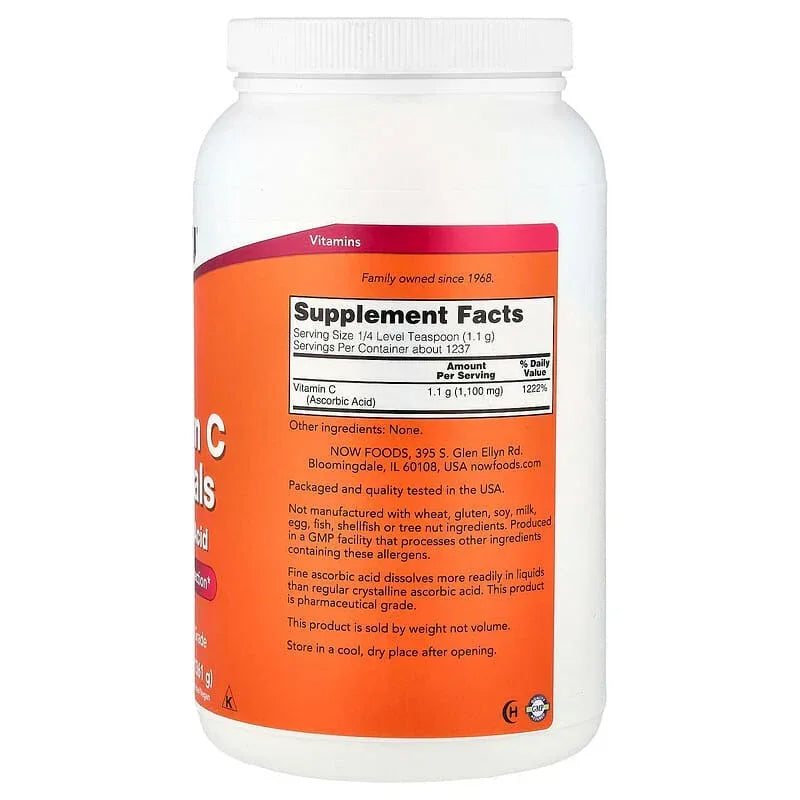 NOW Foods, Vitamin C Crystals