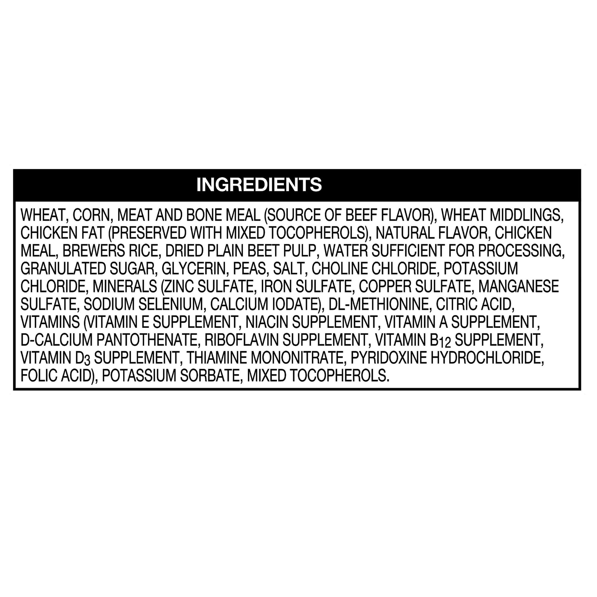 Ol' Roy Kibbles, Chunks & Chews Dry Dog Food, Beef & Chicken Flavor, 15 lb Bag