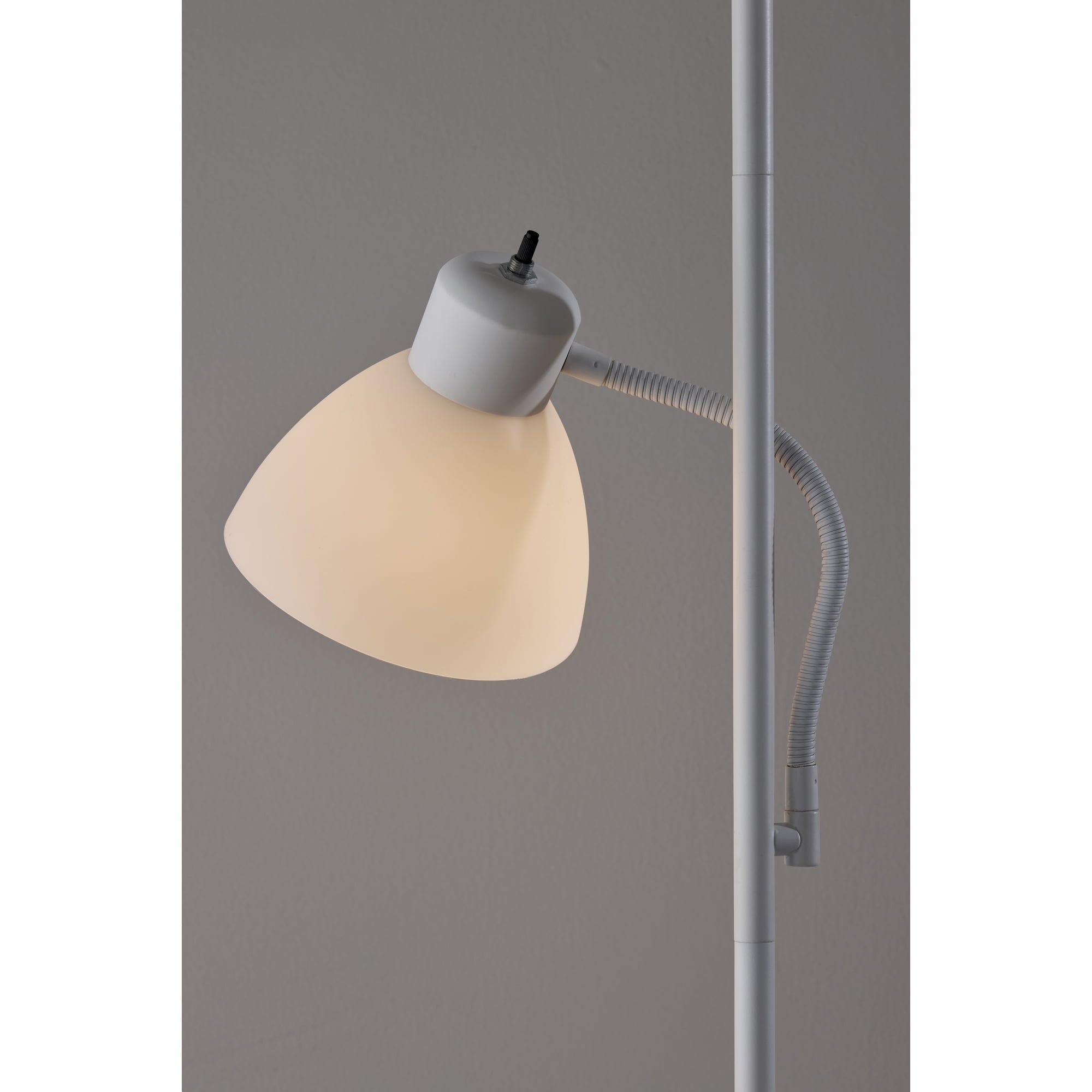 Mainstays 72" Black Combo Floor Lamp with Modern Reading Lamp