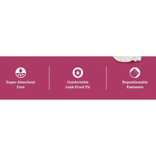 Disposable dog diaper feature panel: absorbent core, leak-proof fit, repositionable fasteners
