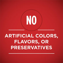 No artificial colors, flavors, or preservatives claim on natural wet dog food label