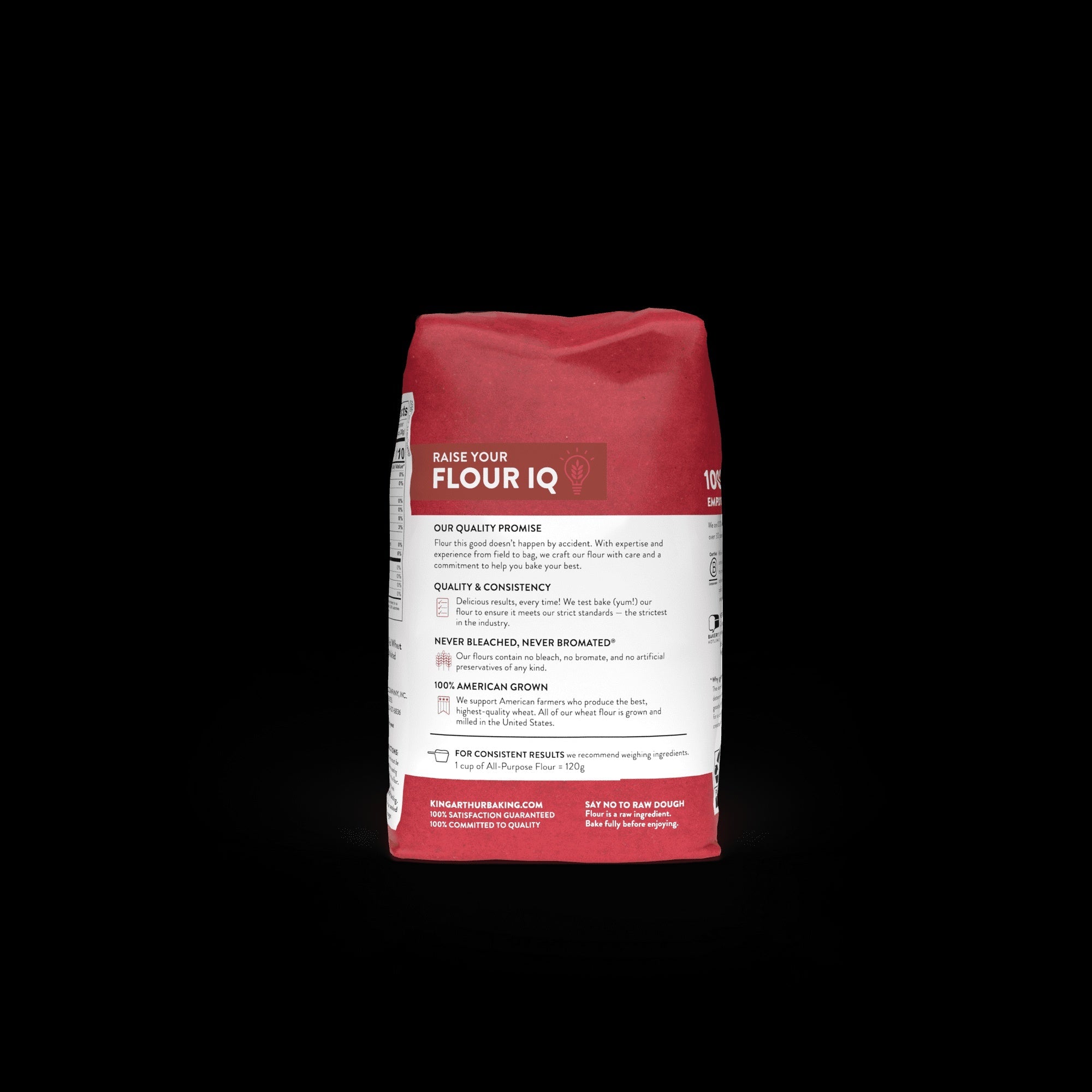 King Arthur Baking Company Non-GMO Project Verified, Certified Kosher Unbleached All Purpose Flour, 5 lb Bag