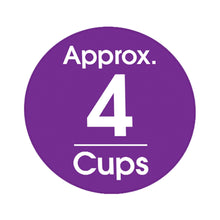 Approx. 4 cups serving size badge for chopped pecans