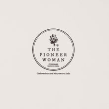 Dishwasher- and microwave-safe stoneware plate back stamp