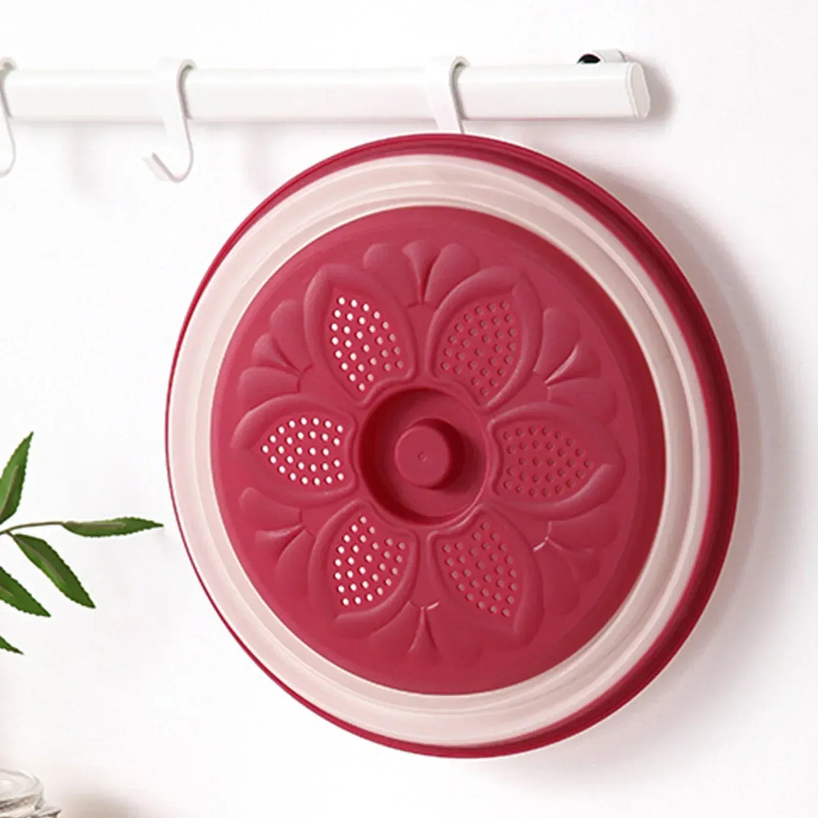 Vented Collapsible Microwave Splatter Cover for Food,Kitchen dish bowl Plate Proof lid Can be Hung,Dishwasher-Safe,BPA-Free Silicone & Plastic