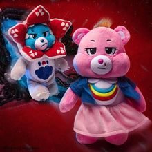 Cheer Bear as Eleven plush standing beside another plush character
