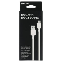Samsung USB-C to USB-A cable retail package