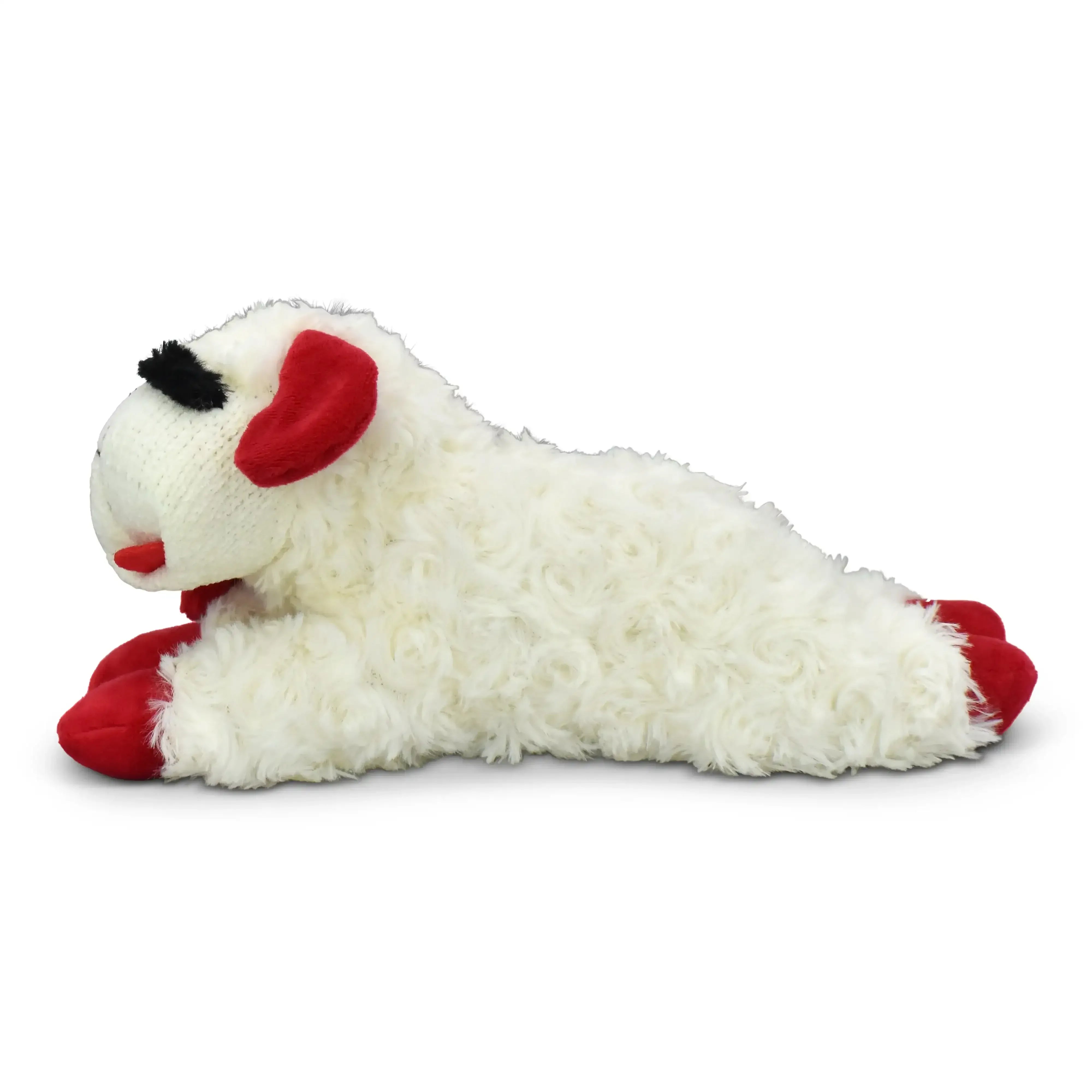 Multipet Plush Lamb Chop Dog Toy with Squeaker, Medium - USA MEGA SHOP