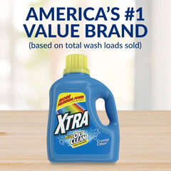 Xtra Plus OxiClean, 131 Loads Liquid Laundry Detergent, 203.1 fl oz - USA MEGA SHOP