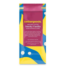 bettergoods Smoky Vanilla ground coffee bag, medium roast, 12 oz