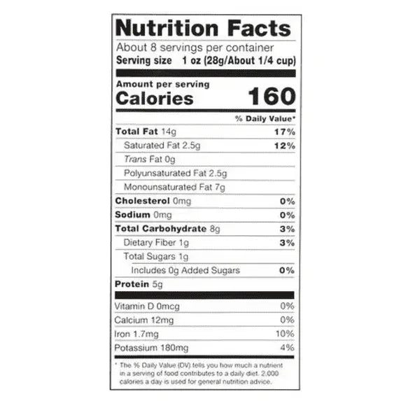 Nice! Whole Cashews Unsalted 8.5oz