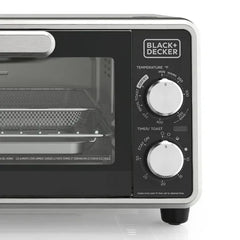 Black+Decker Crisp ‘N Bake PRO Stainless Steel 4-Slice Air Fryer Toaster Oven