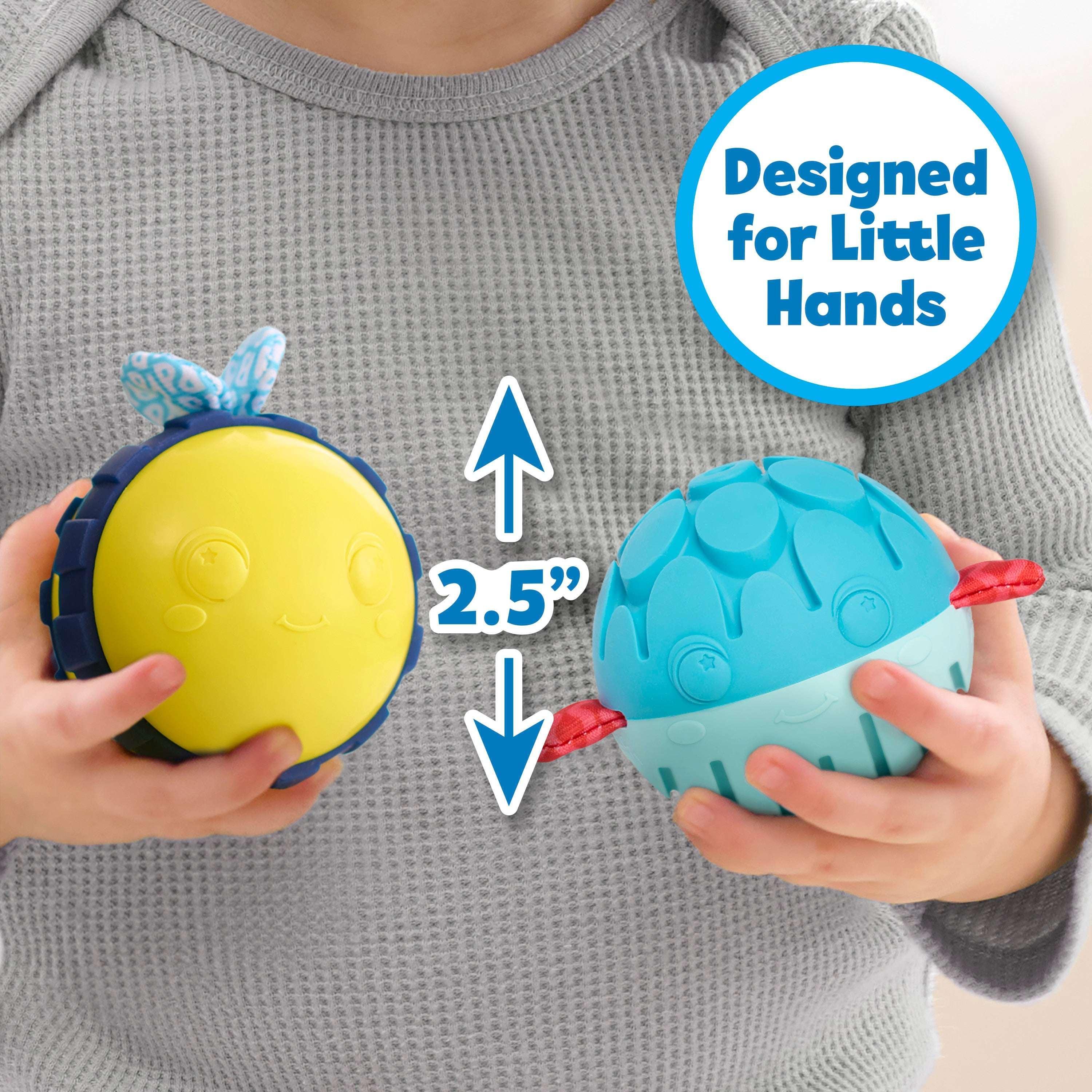 Playskool Animal Friends Sensory Balls Set, 5-Pieces, for Toddlers 18 Months and Up