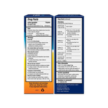 Xyzal allergy relief liquid drug facts back panel with directions and warnings