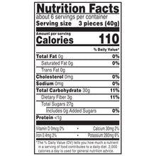 Nutrition facts label for Medjool dates: 110 calories per serving, 3 pieces (40 g)