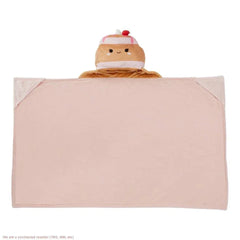 Squishmallows Kids' Hooded Blanket Sawtelle The Strawberry Pancakes