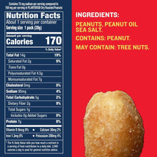 Salted peanuts nutrition facts and ingredients label